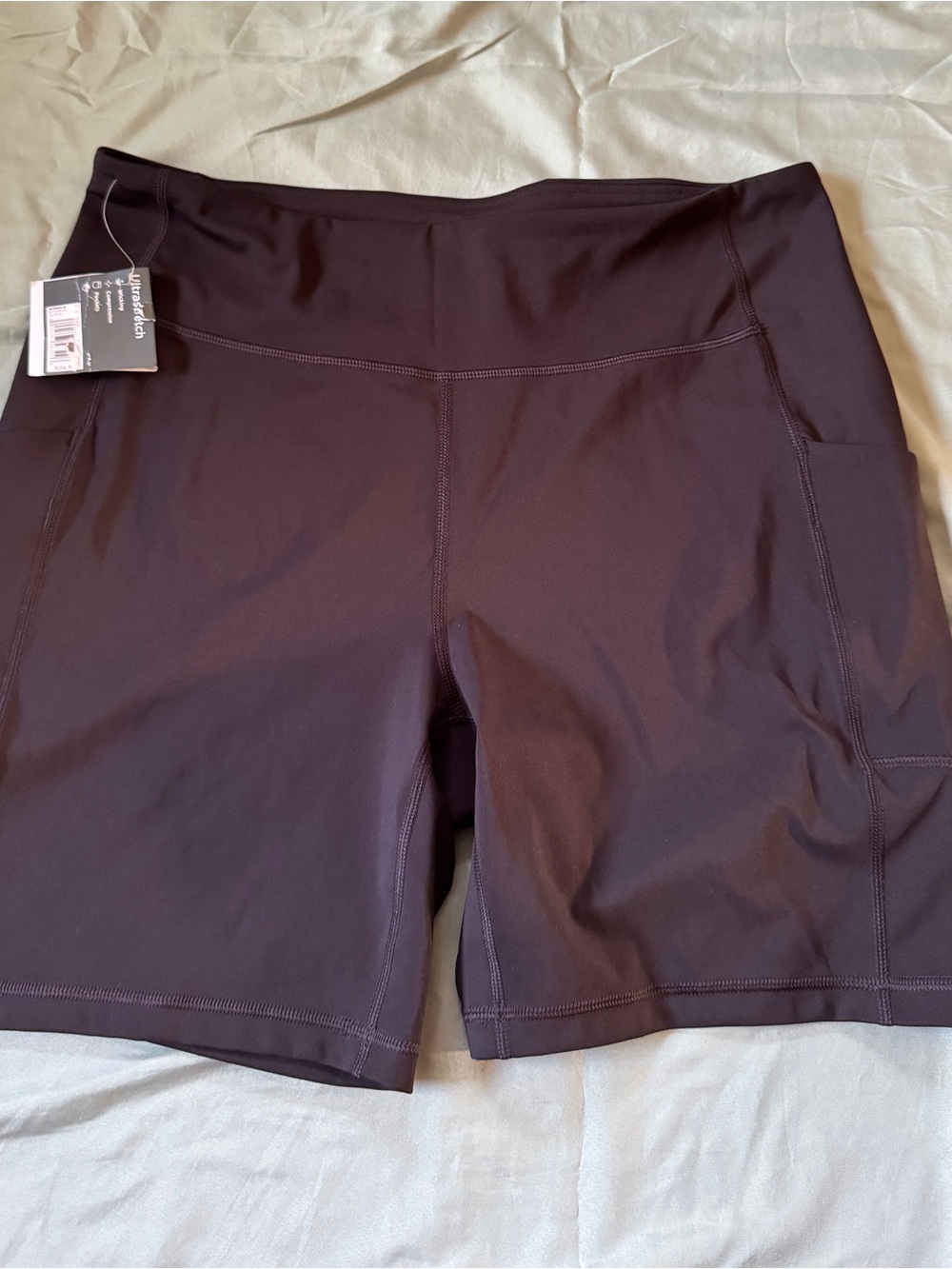 Women’s High-Waist Bike Shorts - high rise Black